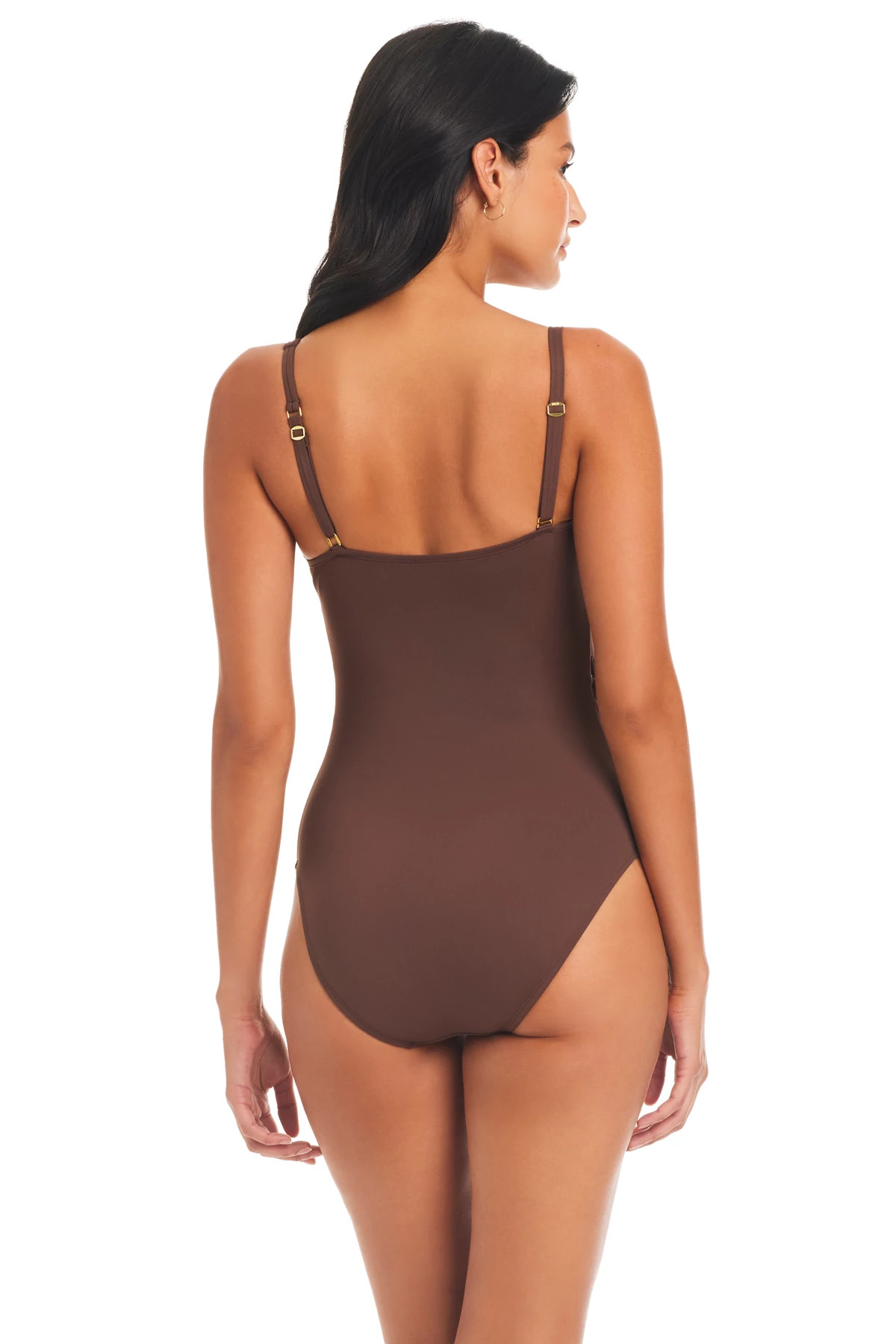 HICKORY Knotted Asymmetrical One Piece Swimsuit image number 4