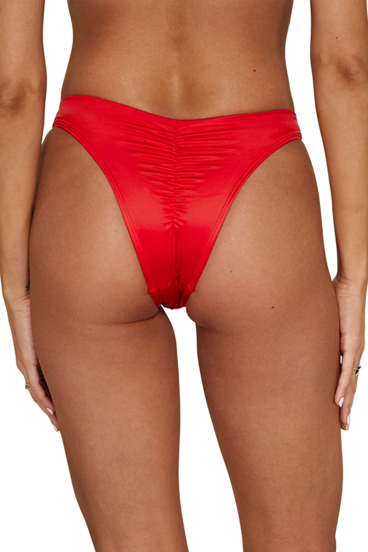 SETTING SUN RED Baffin Bay Hipster Bikini Bottom image number 2