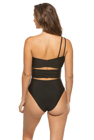 BLACK Waverly Asymmetrical One Piece Swimsuit