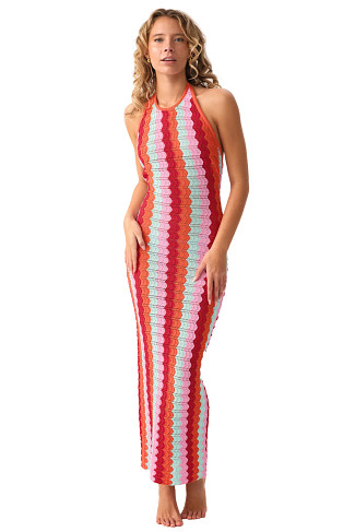 MILOS Aurelia Halter Maxi Dress