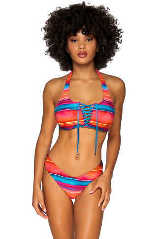 MOJAVE MIRAGE Ahoy Halter Bikini Top