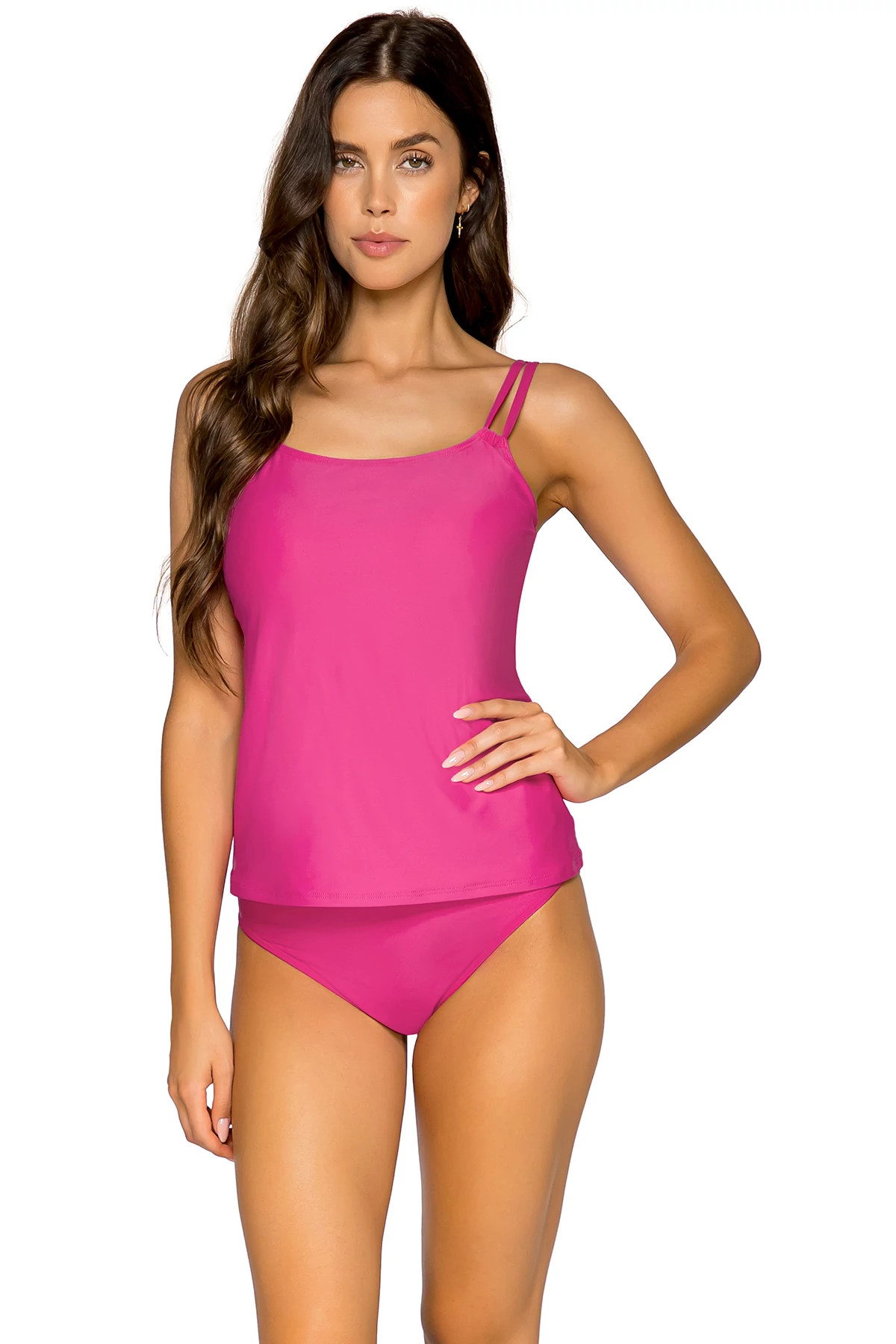 PITAYA Taylor Underwire Bra Tankini Top (E-H Cup) image number 1