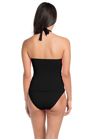 BLACK Island Goddess Tankini Top