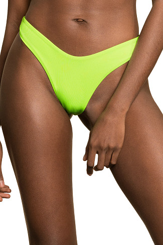 CHARTREUSE Splendour Reversible Brazilian Bikini Bottom