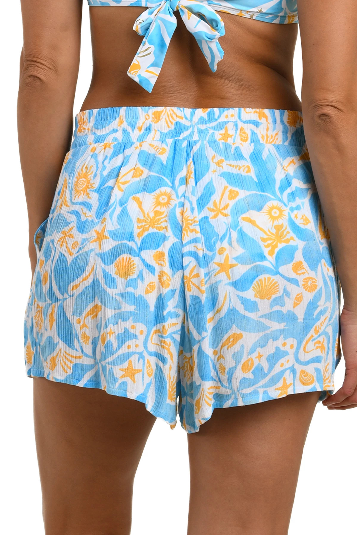 SKY Trinket Treasures Crinkle Beach Shorts image number 2