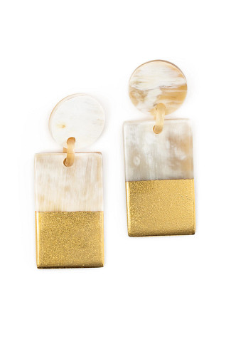 GOLD DIPPED Gold Dipped Cabana Earrings
