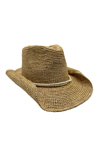 NATURAL Giselle Cowboy Hat