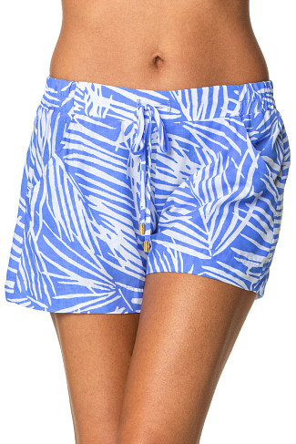 PERIWINKLE Seaside Palm Shorts