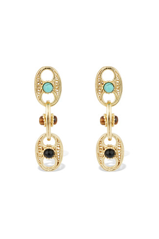581 MULTI Carthage Drop Earrings