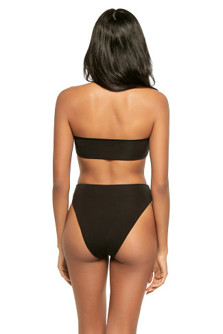 BLACK Alborozo Bandeau-Style Bikini Set