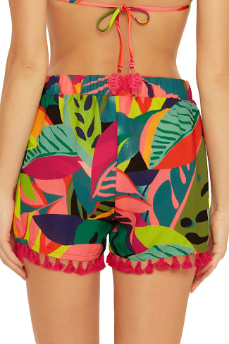 MULTI Rainforest Tassel Shorts