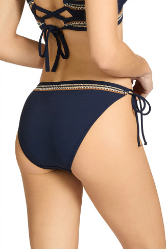 NAVY Nova Whipstitch Tie Side Bottom