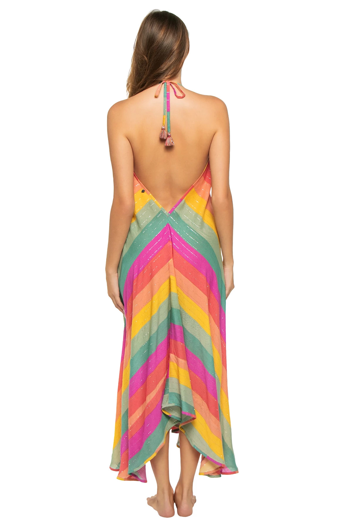 MULTI V-Neck Maxi Dress image number 2