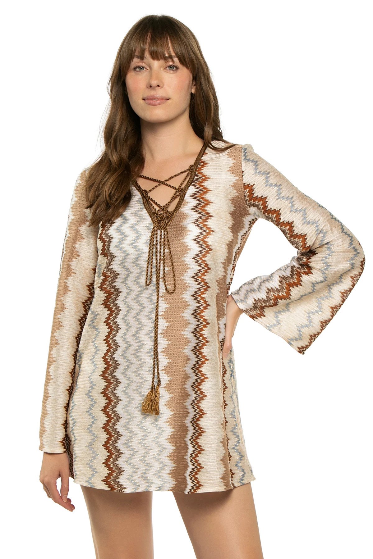 MULTI Vina Tunic Dress image number 1