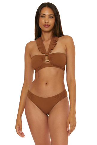 BRONZE Multi-Way Bandeau Bikini Top