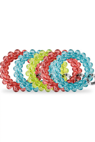 MULTI Summer Brights 5-Pack Mini Hair Ties