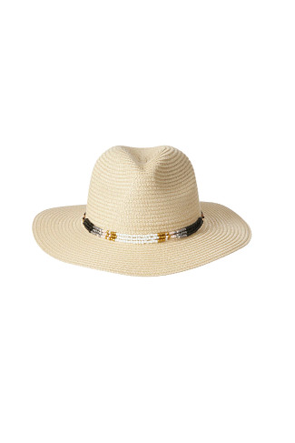 SAND Beaded Panama Hat