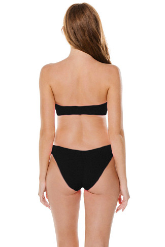 BLACK Jean Two Piece Bikini Set