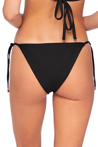 BLACK Holly Reversible Tie Side Hipster Bikini Bottom