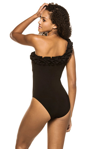 BLACK Ellery Asymmetrical One Piece Swimsuit