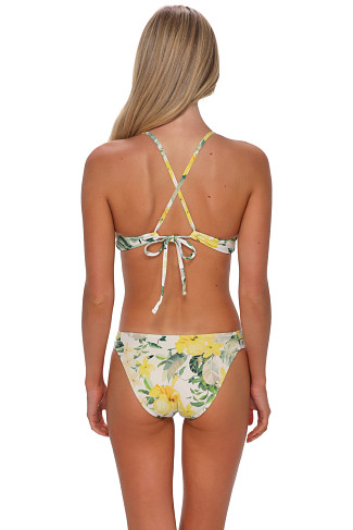 ISLA SOLEIL CREPE Carrie O-Ring Crossback Bikini Top