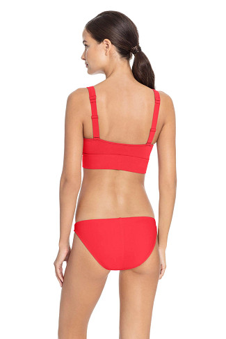 FIERY RED Ava Bralette Bikini Top
