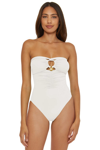 WHITE Shell We One Piece Swimsuit