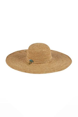 NATURAL/GOLD/BLUE Mara Sunhat