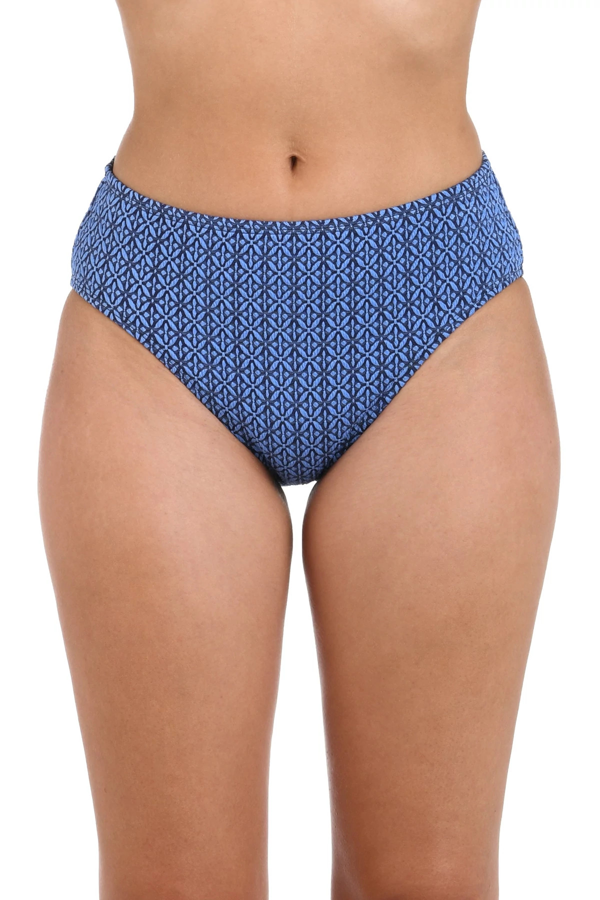 CHAMBRAY Charmed Coast High Waist Bikini Bottom image number 1