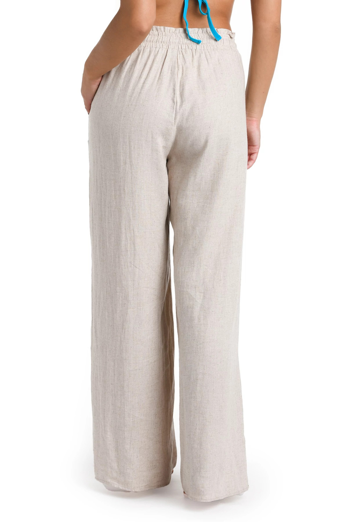 TAUPE Palazzo Cover-Up Pants image number 2
