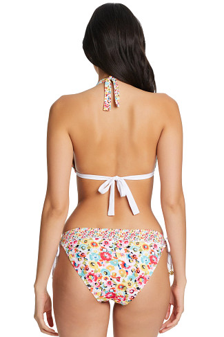 MULTI Floral Sliding Triangle Bikini Top