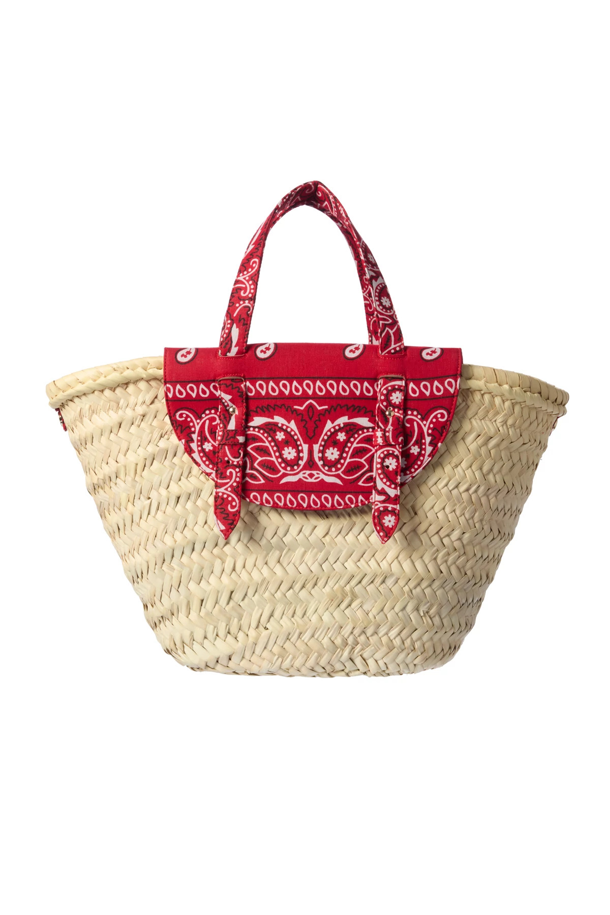 RED Red Bandana Tote Bag image number 1