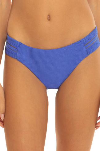 BLUE Maui Tab Side Hipster Bikini Bottom