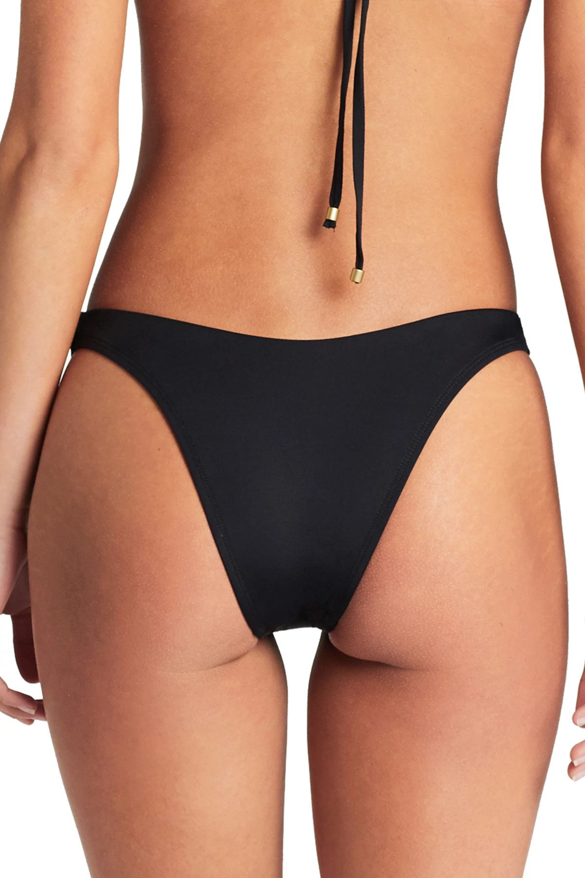 BLACK ECOLUX California Brazilian Bikini Bottom image number 2
