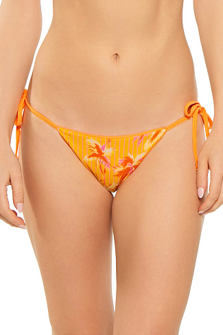 BRIGHT ORANGE Solar Reverie Reversible Brazilian Bikini Bottom