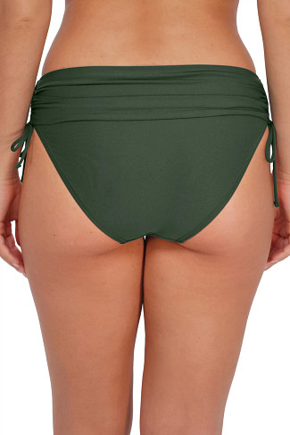 ISLAND GREEN Darci High Waist Shirred Bikini Bottom