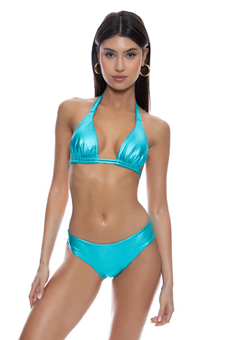 AQUA Siren Song Halter Bikini Top