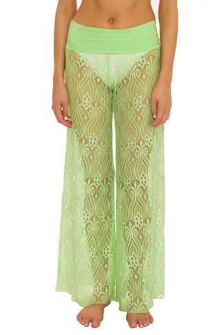 PISTACHIO Banded Lace Cover Up Pant