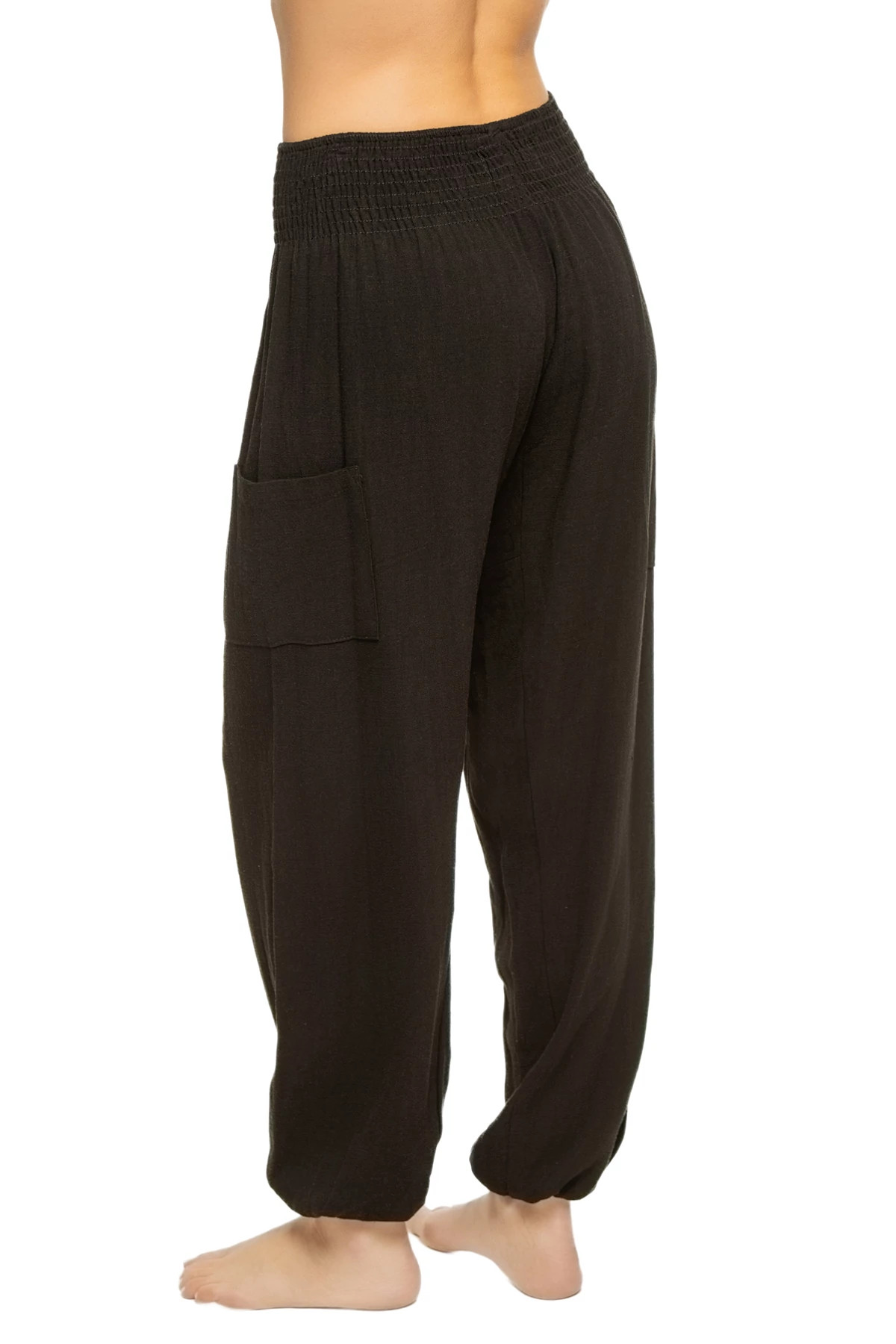 BLACK Cargo Beach Pants image number 2