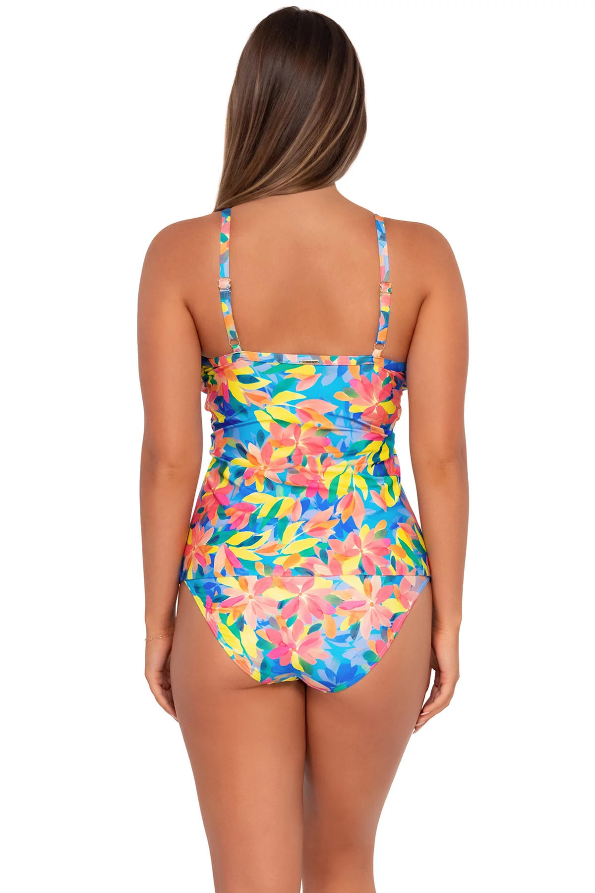 SHORELINE PETALS Forever Underwire Tankini Top (D+ Cup) image number 2