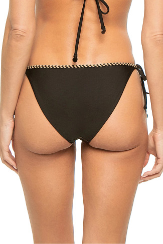 BLACK Benni Braided Hipster Bikini Bottom