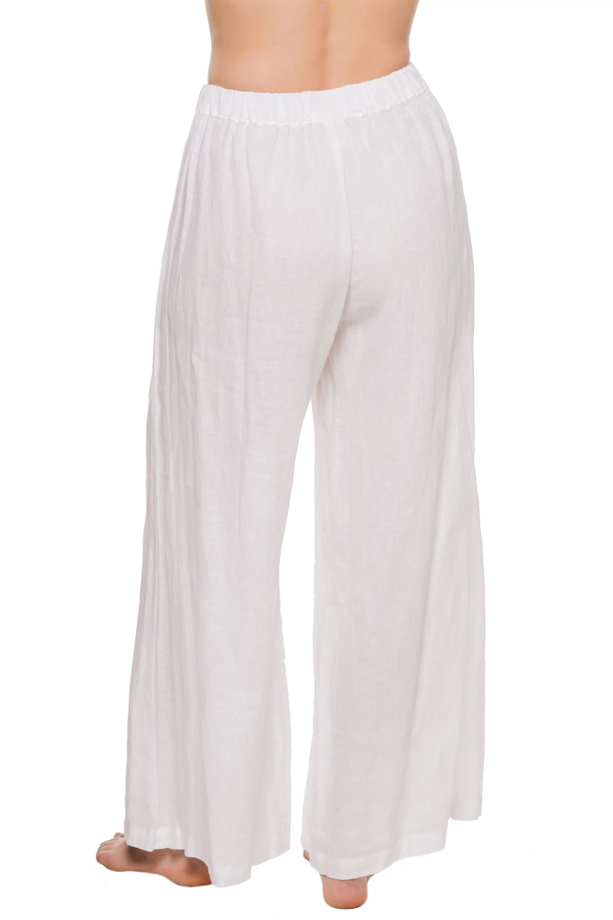 WHITE Wendy Wide Leg Pants image number 2