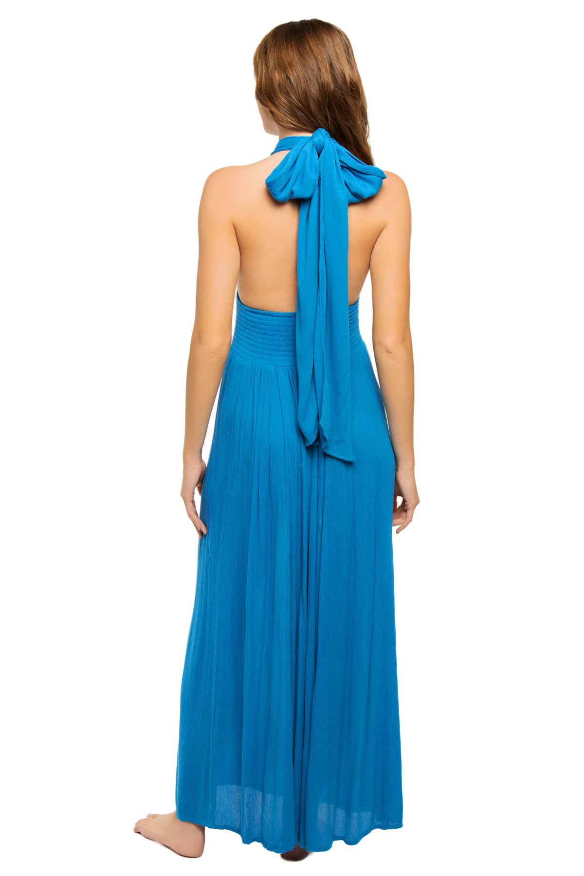 BRIGHT BLUE Multi-Way Maxi Dress image number 4