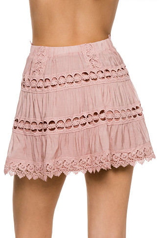 ROSE Crochet High Waist Skirt