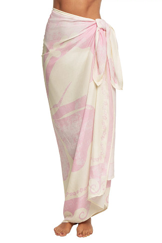 SUGAR SPRINGS Floral Print Sarong