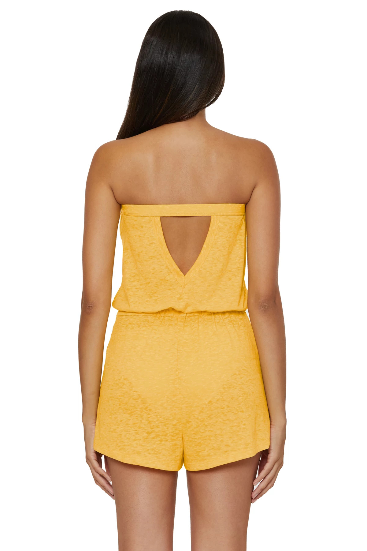 SUNGLOW Strapless Romper image number 2