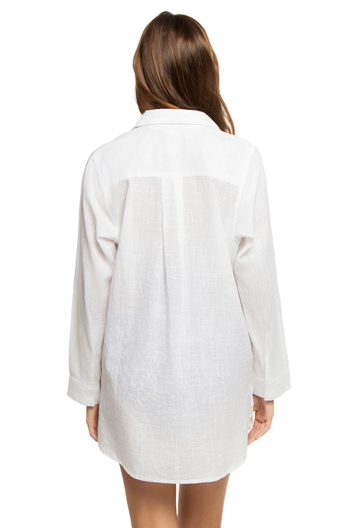 WHITE Shoreline Boyfriend Shirt image number 2