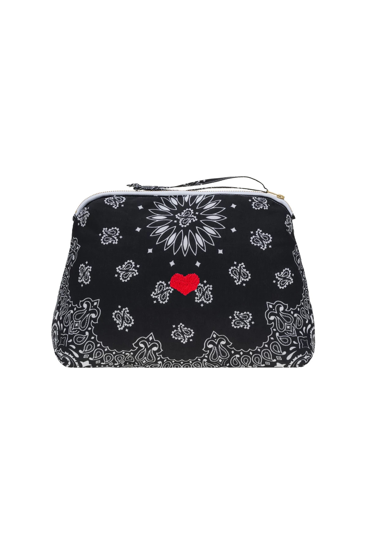 ALL BLACK Large Bandana Pouch image number 1