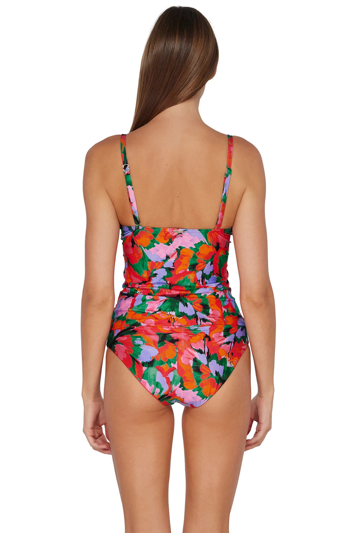 HUMMINGBIRD COVE Simone Convertible Strap Tankini Top image number 3