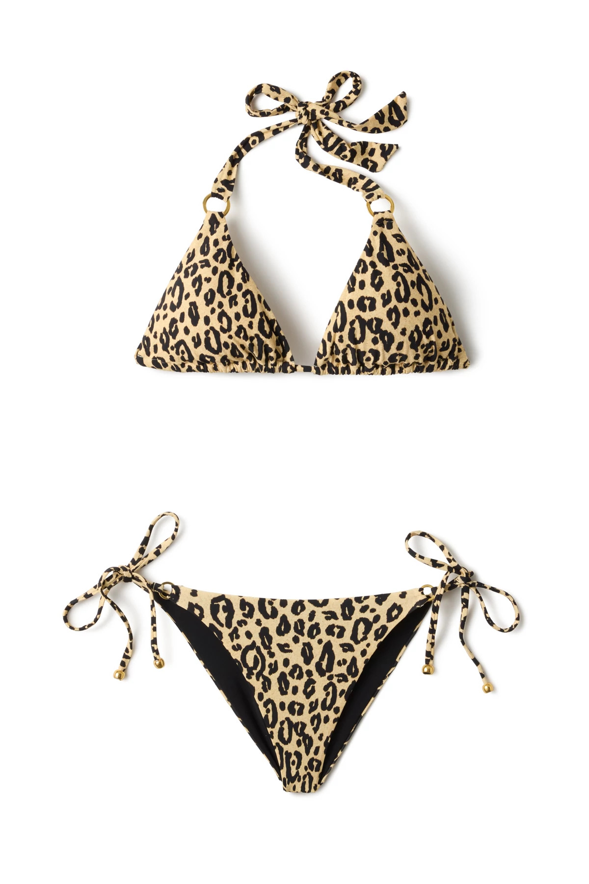 LEOPARD Corsica Triangle Bikini Top image number 3